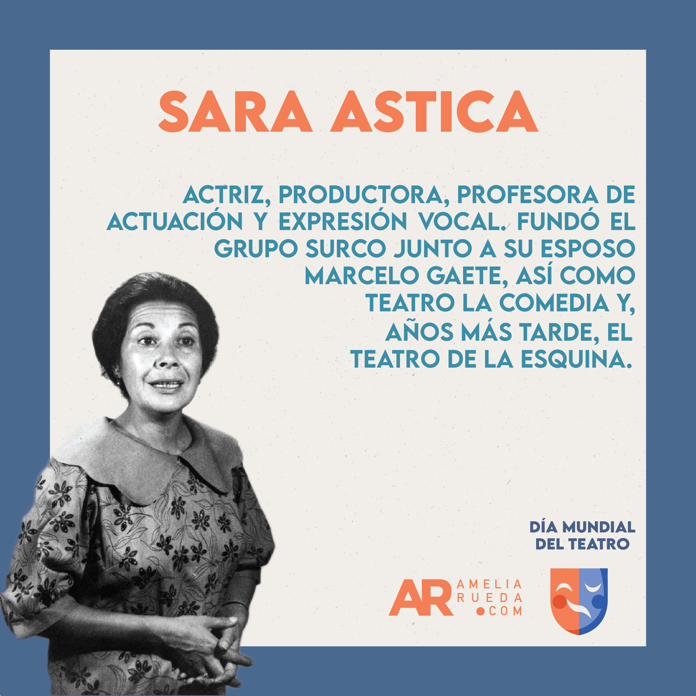 Pionera del teatro costarricense